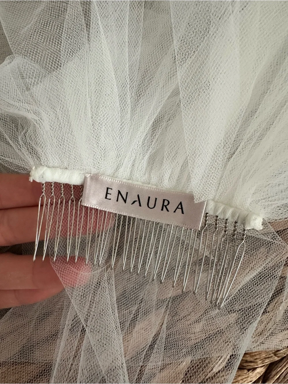 Anthropologie / Enaura Tulle Shoulder Bridal Veil